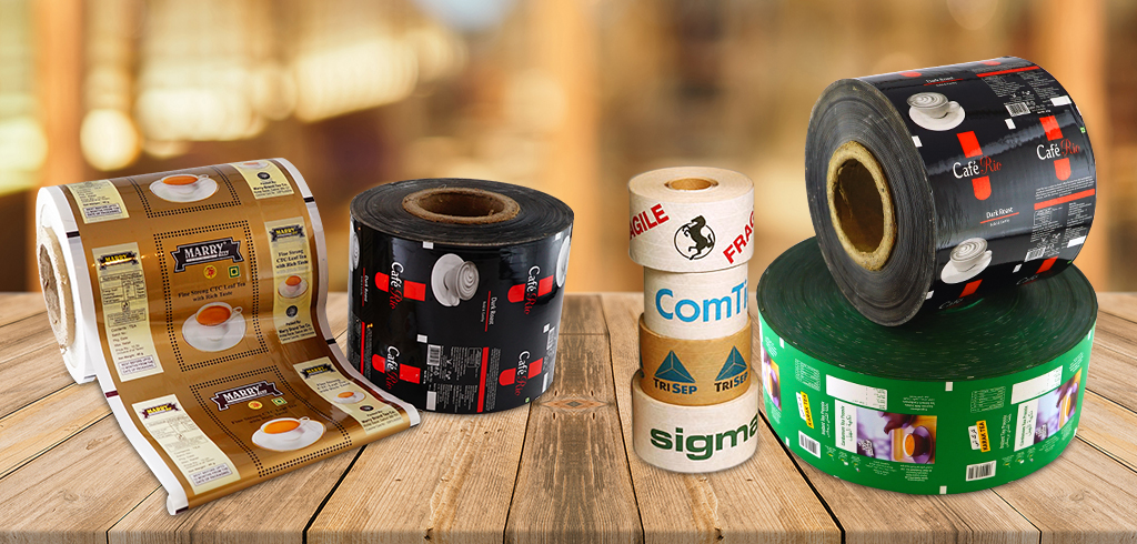 رولات مطبوعة للتغليف